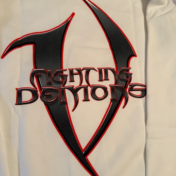 Vlone Blade 999 Fighting Demons White Hoodie Small - Picture 6 of 8